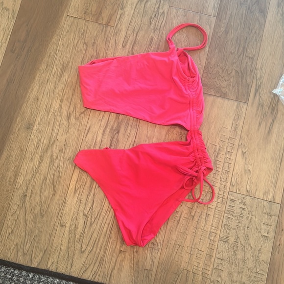 KYA Swim Reversible It Girl One Piece Rouge/Hot Pink - Picture 8 of 8
